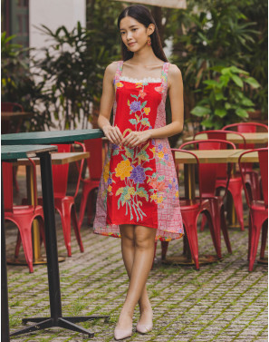 Tini Batik Cap Dress