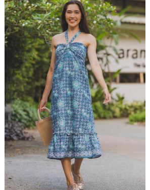 Cora Halter Sun Dress