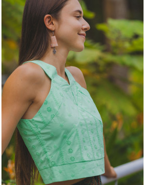 Simone Eyelet Tank