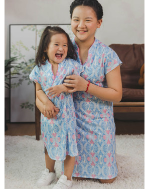LanMin Batik Knit Dress