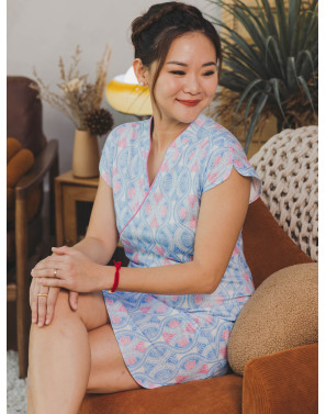 LanMin Batik Knit Dress
