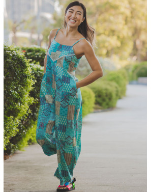 AiRee Block Print Jumpsuit