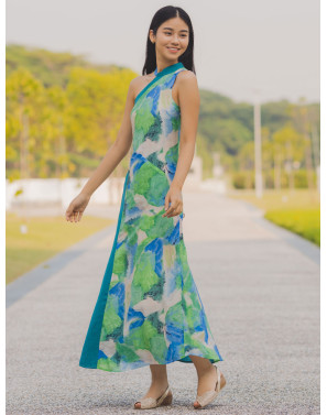 XuanSi Asymmetrical Cheongsam