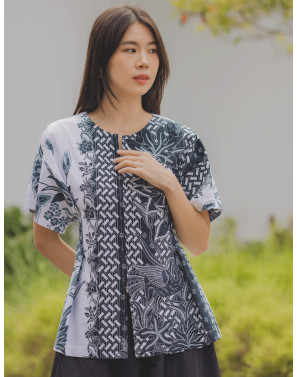 Pyle Structured Batik Blouse