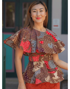 Jeshika Cape Blouse