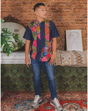 KaiQin D+B Patchwork Shirt