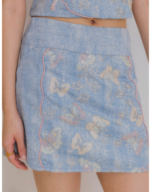 PinkChou Beaded Skorts