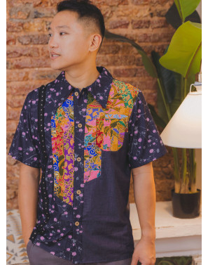 DenRose Batik Patchwork Shirt